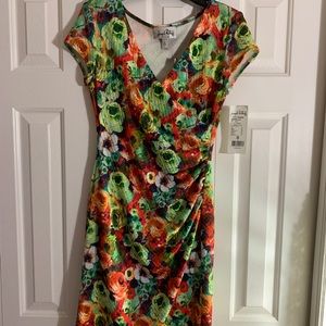 Flower print dress